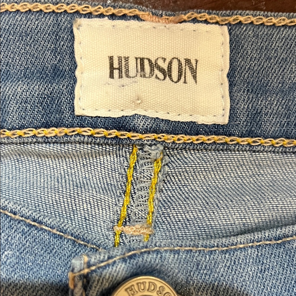Hudson Jeans Women's Denim Blue Skinny Jeans - Picture 2 of 12